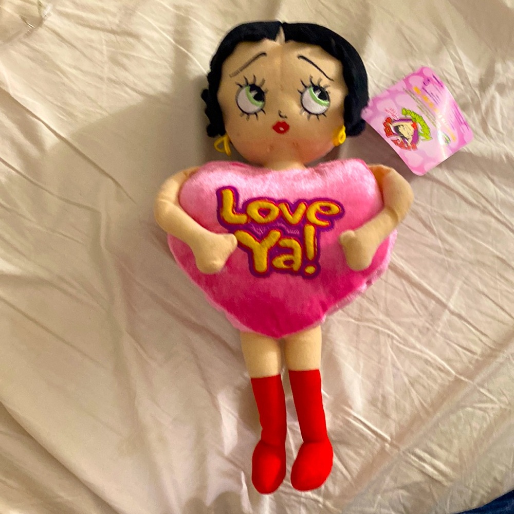Betty Boop Sugar Loaf Valentine’s Betty Plush Doll 16’NWT